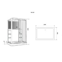 Душевая кабина Grossman GR128R 90x135 - Превью изображения №11 — Интернет-магазин samo.by
