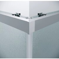 Душевой уголок Grossman Cosmo 100x100x195 300.K33.02.1010.10.02 (хром/шиншилла стекло) - Превью изображения №4 — Интернет-магазин samo.by