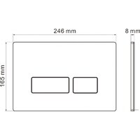 Инсталляция для унитаза Roxen StounFix Dual Fresh 966010 - Превью изображения №8 — Интернет-магазин samo.by