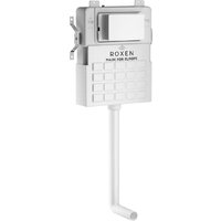 Унитаз приставной Roxen Antares в комплекте с инсталляцией Attach 5 в 1 966891 (кнопка: хром глянцевый) - Превью изображения №2 — Интернет-магазин samo.by