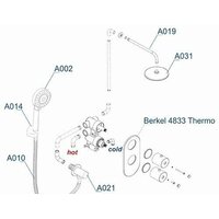 Душевая система  Wasserkraft A16031 Thermo - Превью изображения №3 — Интернет-магазин samo.by