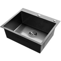 Кухонная мойка Roxen Simple 560220-55B PVD графит (с коландером и дозатором) - Превью изображения №5 — Интернет-магазин samo.by
