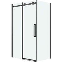 Grossman Classic 100x90x195 120.K33.04.1090.21.00 (черный матовый/стекло прозрачное)