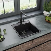 Кухонная мойка MAUNFELD Perla 460 MFQS-460B - Превью изображения №2 — Интернет-магазин samo.by