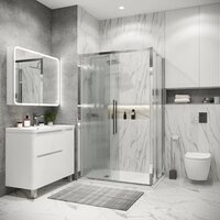 Душевой уголок Grossman Cosmo 130x100x195 120.K33.02.1310.10.02 (хром/стекло шиншилла) - Превью изображения №8 — Интернет-магазин samo.by