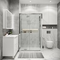 Душевой уголок Grossman Cosmo 130x100x195 120.K33.02.1310.10.02 (хром/стекло шиншилла) - Превью изображения №6 — Интернет-магазин samo.by