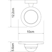 Мыльница Wasserkraft Isen K-4029 - Превью изображения №3 — Интернет-магазин samo.by