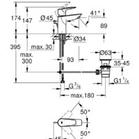 Смеситель Grohe Bauedge 23328001 - Превью изображения №5 — Интернет-магазин samo.by