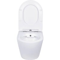 Унитаз подвесной Roxen Antares Bidet в комплекте с инсталляцией StounFix Dual Fresh 6 в 1 868561 (кнопка: белый глянцевая) - Превью изображения №7 — Интернет-магазин samo.by