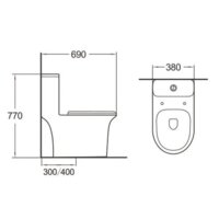 Унитаз подвесной SantiLine SL-5009 - Превью изображения №2 — Интернет-магазин samo.by