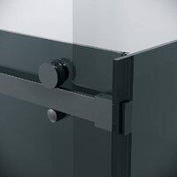 Душевой уголок Grossman Classic 100x90x195 120.K33.04.1090.21.10 (черный матовый/тонированно стекло) - Превью изображения №9 — Интернет-магазин samo.by