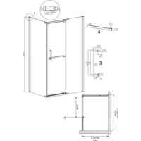 Душевой уголок Grossman Pragma 120x80x195 120.K33.03.1280.21.00 (черный матовый/прозрачное стекло) - Превью изображения №11 — Интернет-магазин samo.by
