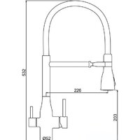 Смеситель Gappo G4399-75 - Превью изображения №2 — Интернет-магазин samo.by