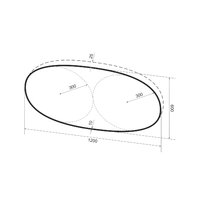  Wellsee Зеркало с фоновой LED-подсветкой 7 Rays' Spectrum 172201570, 120 х 60 см (с сенсором и регулировкой яркости освещения) - Превью изображения №9 — Интернет-магазин samo.by
