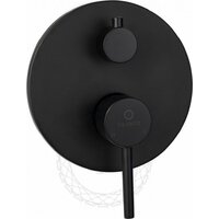 Душевая система  Filarete Roun FL1020 (черный матовый) - Превью изображения №3 — Интернет-магазин samo.by