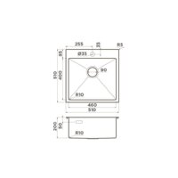 Кухонная мойка Omoikiri Akisame 51 GB (графит) - Превью изображения №2 — Интернет-магазин samo.by