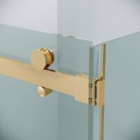 Душевой уголок Grossman Classic 100x90x195 120.K33.04.1090.32.00 (золото сатин/стекло прозрачное) - Превью изображения №9 — Интернет-магазин samo.by