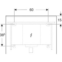  Geberit Зеркало Option Plus 502.783.00.1 - Превью изображения №3 — Интернет-магазин samo.by