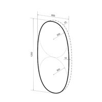  Wellsee Зеркало с фоновой LED-подсветкой 7 Rays' Spectrum 172201560, 60 х 120 см (с сенсором и регулировкой яркости освещения) - Превью изображения №9 — Интернет-магазин samo.by