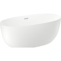 Ванна Wellsee Éclatant 159x74 231301001 (отдельностоящая ванна белый глянец, экран, ножки, сифон-автомат хром) - Превью изображения №2 — Интернет-магазин samo.by