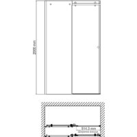 Душевая дверь Wasserkraft Vils 56R05 - Превью изображения №4 — Интернет-магазин samo.by