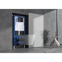 Унитаз подвесной Roxen Antares One Rimless 6 в 1 StounFix Dual Fresh 506406 (кнопка: черный матовый) - Превью изображения №13 — Интернет-магазин samo.by