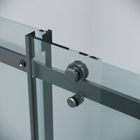 Душевой уголок Grossman Classic 110x80x195 120.K33.04.1180.21.00 (черный матовый/стекло прозрачное) - Превью изображения №8 — Интернет-магазин samo.by