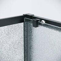 Душевой уголок Grossman Cosmo 130x90x195 120.K33.02.1390.21.02 (черный матовый/стекло шиншилла) - Превью изображения №4 — Интернет-магазин samo.by