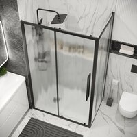 Душевой уголок Grossman Cosmo 130x90x195 120.K33.02.1390.21.02 (черный матовый/стекло шиншилла) - Превью изображения №9 — Интернет-магазин samo.by