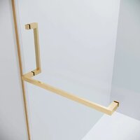 Душевой уголок Grossman Pragma 120x80x195 120.K33.03.1280.32.00 (золото сатин/прозрачное стекло) - Превью изображения №2 — Интернет-магазин samo.by