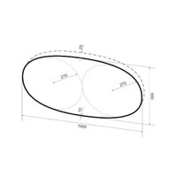  Wellsee Зеркало с фоновой LED-подсветкой 7 Rays' Spectrum 172201550, 100 х 55 см (с сенсором и регулировкой яркости освещения) - Превью изображения №9 — Интернет-магазин samo.by