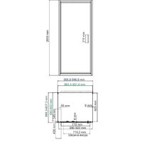 Душевой уголок Wasserkraft Salm 27I43 - Превью изображения №3 — Интернет-магазин samo.by