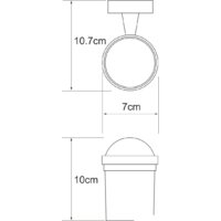 Держатель для стакана Wasserkraft Isen K-4028 - Превью изображения №3 — Интернет-магазин samo.by