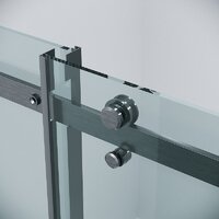 Душевой уголок Grossman Classic 110x80x195 120.K33.04.1180.42.00 (графит сатин/стекло прозрачное) - Превью изображения №2 — Интернет-магазин samo.by