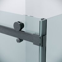 Душевой уголок Grossman Classic 110x80x195 120.K33.04.1180.42.00 (графит сатин/стекло прозрачное) - Превью изображения №3 — Интернет-магазин samo.by