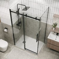 Душевой уголок Grossman Classic 110x80x195 120.K33.04.1180.42.00 (графит сатин/стекло прозрачное) - Превью изображения №9 — Интернет-магазин samo.by