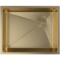 Кухонная мойка ZorG Zerox 54 U / IF Side SF PVD Gold - Превью изображения №3 — Интернет-магазин samo.by
