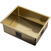 Кухонная мойка ZorG Zerox 54 U / IF Side SF PVD Gold - Превью изображения №2 — Интернет-магазин samo.by