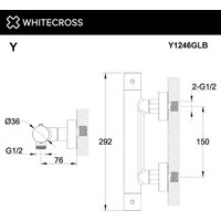 Смеситель Whitecross Y1246GLB (брашированное золото) - Превью изображения №3 — Интернет-магазин samo.by