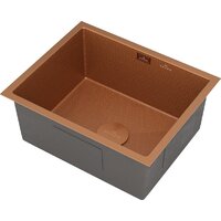 Кухонная мойка Roxen Uno 560210-54-BRS PVD бронзовая/текстурная (с ролл-матом и дозатором) - Превью изображения №7 — Интернет-магазин samo.by