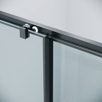 Душевая дверь Grossman Cosmo 140x195 100.K33.02.140.21.00 (черный матовый/стекло прозрачное) - Превью изображения №4 — Интернет-магазин samo.by