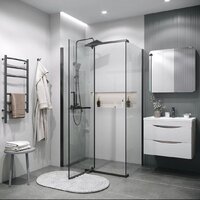 Душевой уголок Grossman Pragma 120x80x195 120.K33.03.1280.42.00 (графит сатин/прозрачное стекло) - Превью изображения №8 — Интернет-магазин samo.by