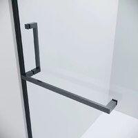 Душевой уголок Grossman Pragma 120x80x195 120.K33.03.1280.42.00 (графит сатин/прозрачное стекло) - Превью изображения №2 — Интернет-магазин samo.by