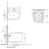 Унитаз подвесной Roxen Martin 530220-02 Rimless Soft Close - Превью изображения №7 — Интернет-магазин samo.by