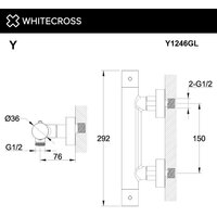 Смеситель Whitecross Y1246GL (золото) - Превью изображения №3 — Интернет-магазин samo.by
