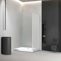 Душевая стенка Veconi 70x185 KP01-70-01-C1 (стекло прозрачное/хром) - Превью изображения №2 — Интернет-магазин samo.by