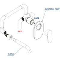 Комплект смесителей Wasserkraft A18583 - Превью изображения №2 — Интернет-магазин samo.by