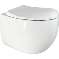 Унитаз подвесной Roxen Egg в комплекте с инсталляцией StounFix Dual Fresh 6 в 1 964170 (кнопка: белый глянец) - Превью изображения №5 — Интернет-магазин samo.by