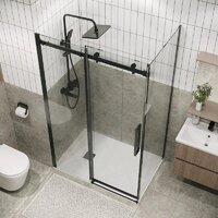 Душевой уголок Grossman Classic 110x90x195 120.K33.04.1190.42.00 (графит сатин/стекло прозрачное) - Превью изображения №9 — Интернет-магазин samo.by