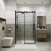 Душевой уголок Grossman Classic 110x90x195 120.K33.04.1190.42.00 (графит сатин/стекло прозрачное) - Превью изображения №7 — Интернет-магазин samo.by